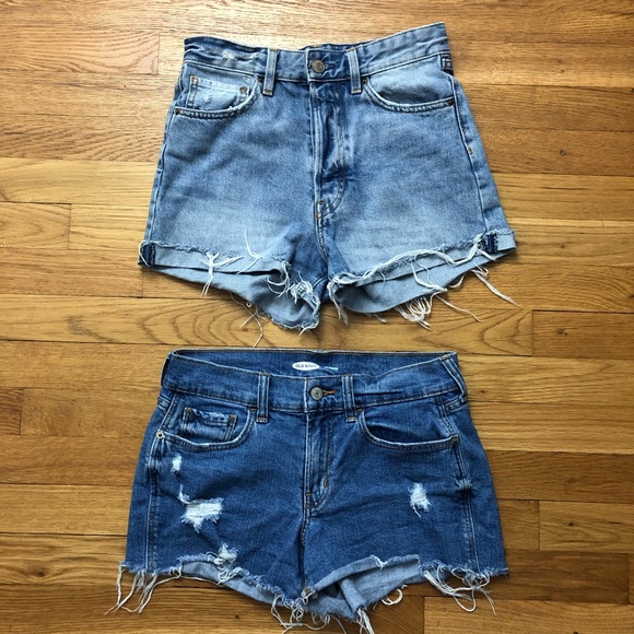Pants - SOLD Bundle Denim Shorts 25/26